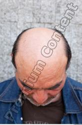 Head Hair Man Casual Slim Average Bald Street photo references